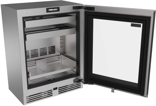 Perlick® G5 Shallow ADA 24" 3.1 Cu. Ft. Panel Ready Built-In Glass Door Beverage Center-1