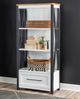 Legacy Classic Franklin Aged Black/Natural White Etagere-1