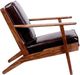 Porter International Designs Corvallis Black/Walnut Accent Chair-2