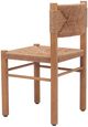 Zuo® Modern Iska 2-Piece Natural Aluminum Outdoor Dining Side Chair Set-3