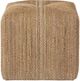 Universal Explore Home™ Escape-Coastal Living Home Brown Cube Ottoman-4