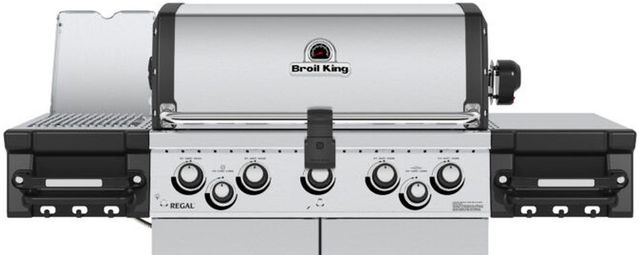 Broil King® Regal S 590 PRO 5-Burner Stainless Steel Freestanding Natural Gas Grill-1