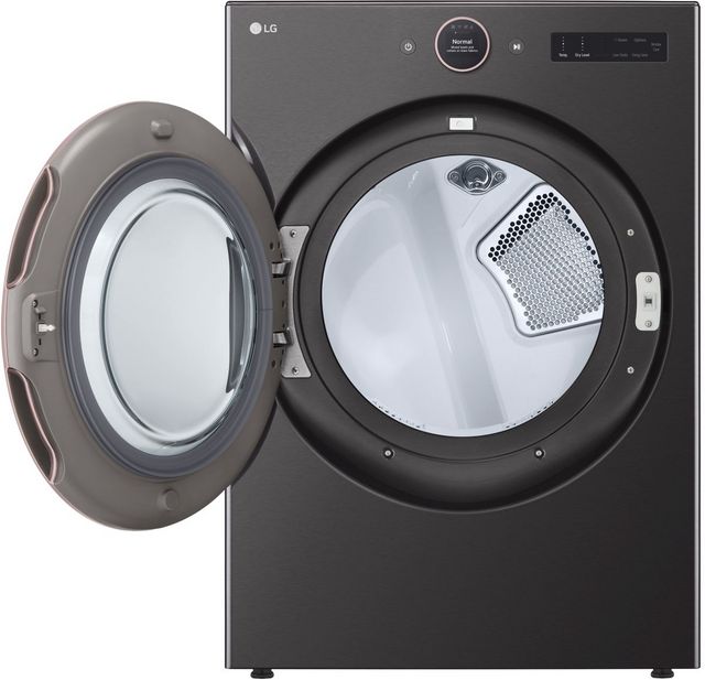 LG 7.4 Cu. Ft. Black Steel Front Load Electric Dryer-3