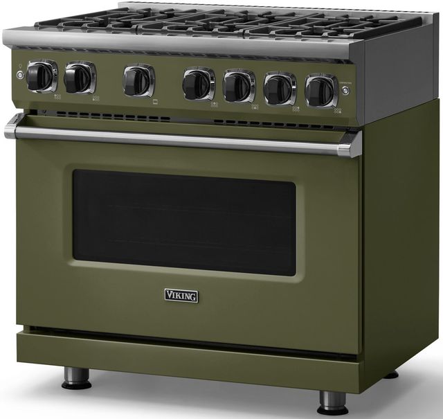 Viking® 7 Series 36" Martini Pro Style Liquid Propane Gas Range-3