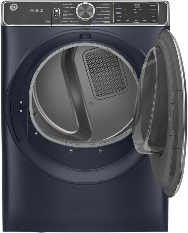 GE® Sapphire Blue Front Load Laundry Pair-4