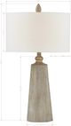 Forty West Hunley Beige Table Lamp-1