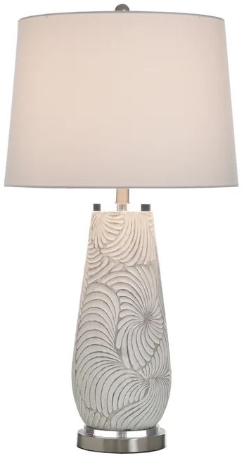 Stylecraft Glina Silver Table Lamp-1