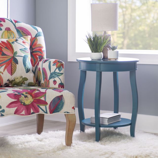 Powell® Rainbow Teal Side Table-1