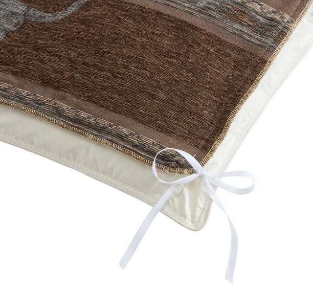 HiEnd Accents Longhorn 3-Piece Canyon Smoke Queen Comforter Set-3