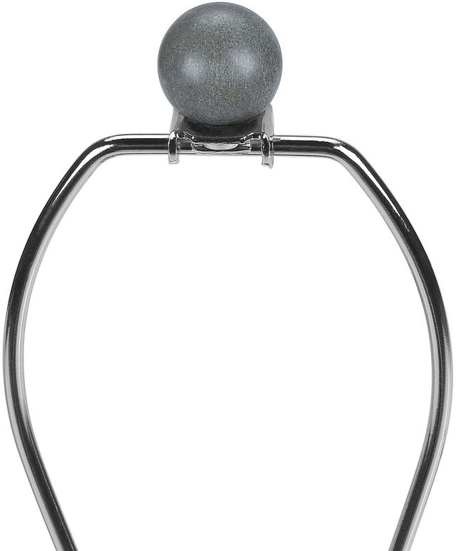 Monarch Specialties Inc. 24"H Grey Concrete Table Lamp-1