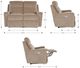 La-Z-Boy® Emmons Natural Power Reclining Loveseat with Headrest and Lumbar-2