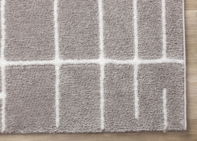 Kalora Interiors Sully Grey/White 5'x8' Area Rug-3