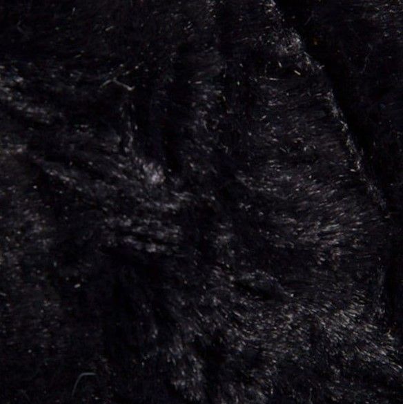 CordaRoy's® Black Faux Fur King Bean Bag Cover-1