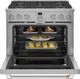 Café™ 36" Stainless Steel Pro Style Dual Fuel Range-2