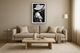 Classy Living Dramatic Glamorous Woman with Hat in Glitter Art Wall Art-1