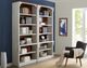 Martin Furniture Durham 2-Piece Brushed Chalk Bookcase-3
