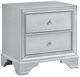 Homelegance® Anatole Silver Nightstand-0