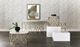 Hooker® Furniture Melange Corrina White Onyx Top Martini Table with Gold Leaf Base-1