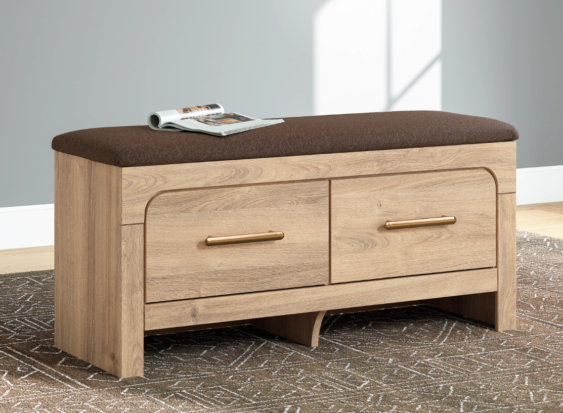 Signature Design By Ashley Kinlanni Storage Bench - Thumbnail 5