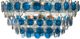 Currey & Company Galahad Blue Chandelier-1