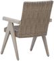Signature Design by Ashley® Cliff Trails Beige Aluminum Outdoor Arm Chair-3