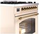 Ilve® Nostalgie II Series 30" Antique White Pro Style Dual Fuel Range-4