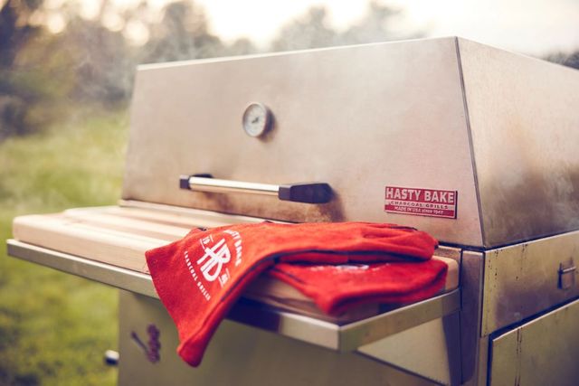 Hasty Bake Red Rubber BBQ Gloves-2