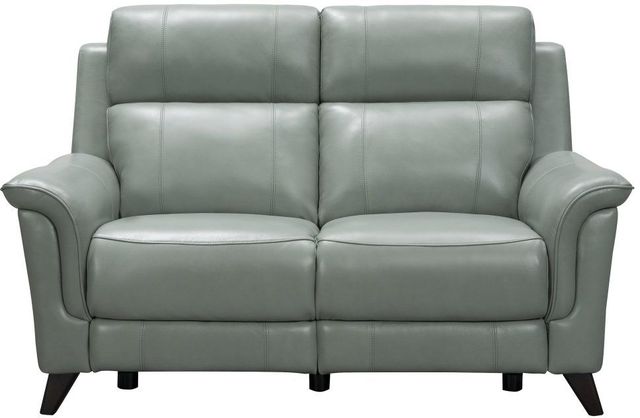 BarcaLounger® Kester Lorenzo Mint Leather Power Reclining Loveseat-2