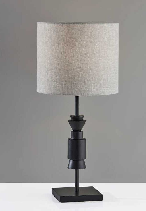 Adesso® Elton Black Table Lamp-4