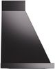 Ilve® Nostalgie II Noblesse 60" Glossy Black Wall Mounted Range Hood with Copper Trim-2
