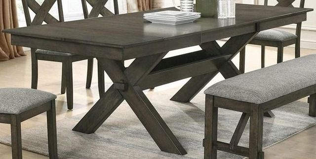New Classic® Home Furnishings Ashland Rustic Brown Dining Table-1