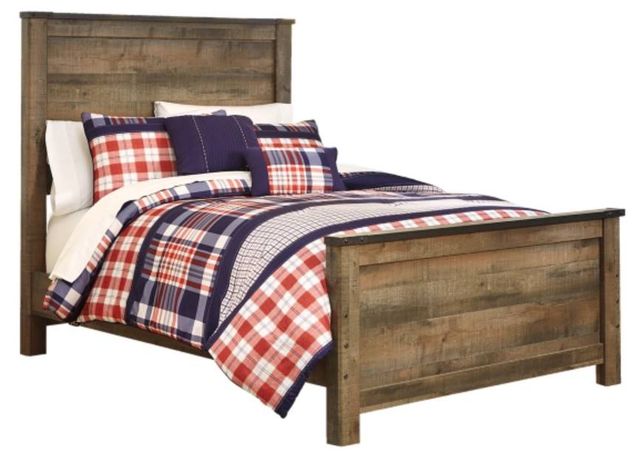 Signature Design by Ashley® Trinell 6-Piece Brown Full Panel Bed Set-1