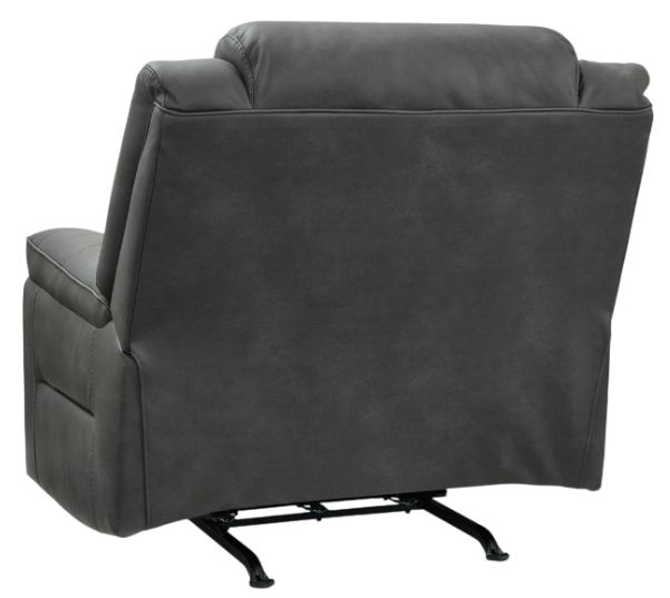Signature Design by Ashley® Status Check Shadow Manual Rocker Recliner-4