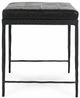 Classic Home Dark Bronze/Onyx Black 28" Bench-3