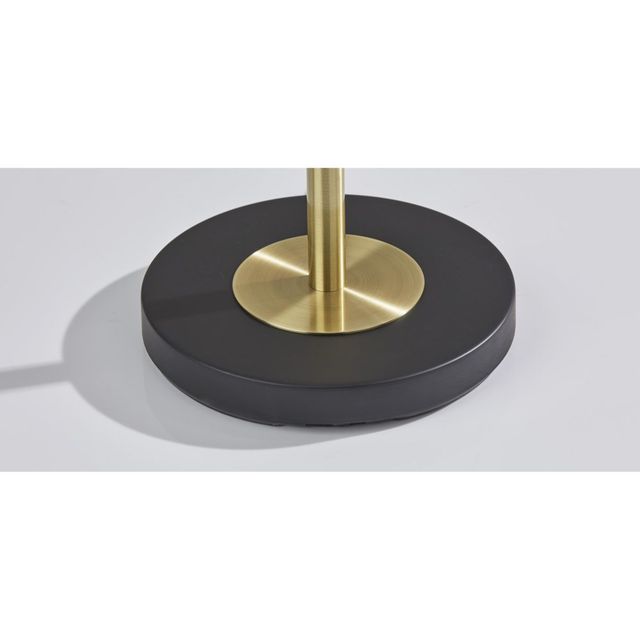 Adesso® Hazel Antique Brass Floor Lamp-1