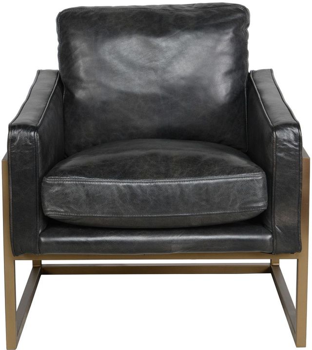 Classic Home Ken Jet Black Accent Chair-3