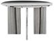 Moe's Home Collection Celia Panda Marble Round Dining Table-1