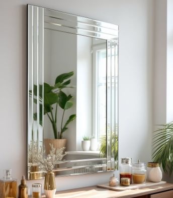 YHD Leyah Silver Mirror-1