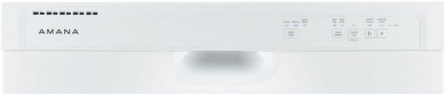 Amana® 24" White Front Control Built In Dishwasher-1