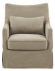 Olliix by Martha Stewart London Tan Swivel Chair-0