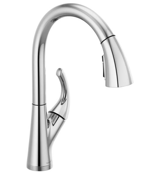 Peerless Parkwood® Chrome 14" Single Handle Pull-Down Kitchen Faucet-0
