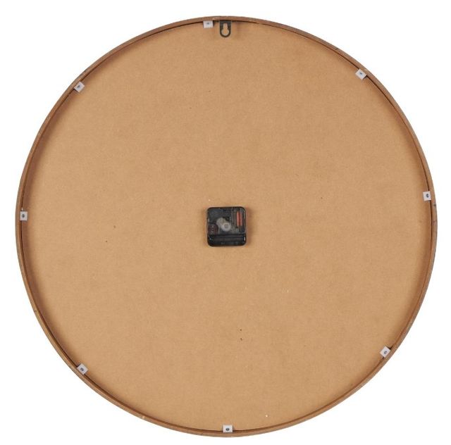 Deco Marche Light Brown Distressed Wall Clock-2