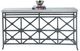 Chelsea House Eton White Sofa Table with Verde Base-0