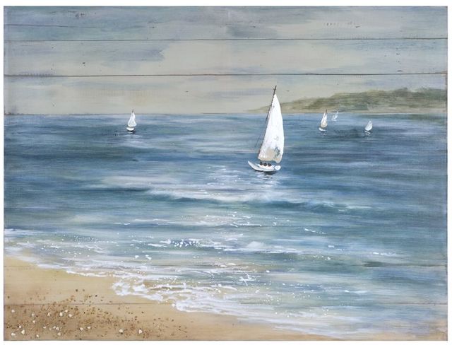YHD Sailboat Serenity Wall Art-0
