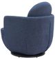Zuo® Modern Bant Blue Swivel Accent Chair-4
