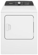 Whirlpool® 7.0 Cu. Ft. White Front Load Electric Moisture Sensing Dryer with Steam