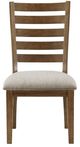 Homelegance® Tigard Beige/Cherry Dining Side Chair-2