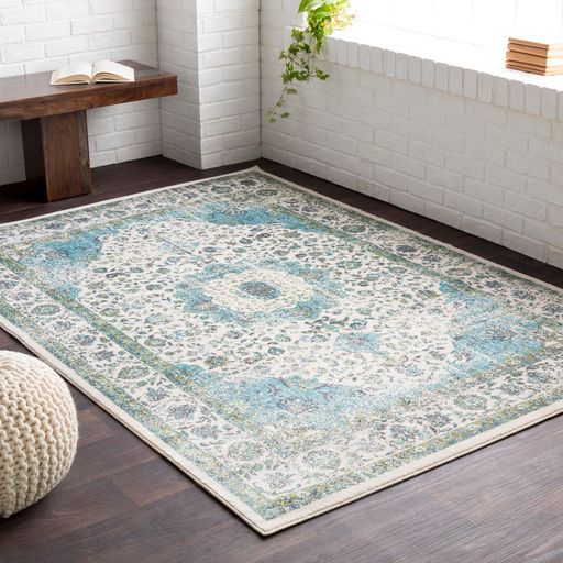 Surya Aberdine Green/Teal 8'x11' Area Rug-3