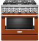 KitchenAid® 36" Scorched Orange Pro Style Dual Fuel Range-0