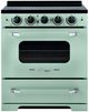 Unique Appliances Classic Retro 30" Summer Mint Green Slide-In Induction Range-0
